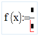 Набор функции f(x). Шаг 4
